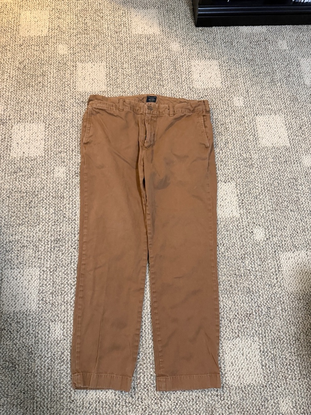 J. Crew Men's Urban-Slim Fit Pants 36x30 Oatmeal